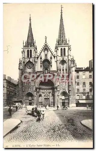 Ansichtskarte AK Lyon L'Eglise Saint Nizier