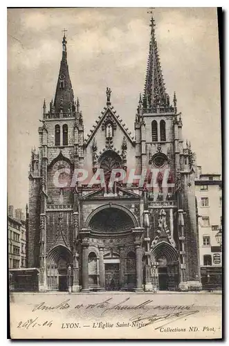 Ansichtskarte AK Lyon L'Eglise Saint Nizier