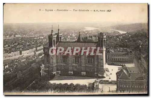 Ansichtskarte AK Lyon Fourviere Vue Generale