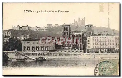 Ansichtskarte AK Lyon Archeveche et Fourviere