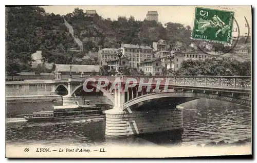 Ansichtskarte AK Lyon Le Pont d'Ainay