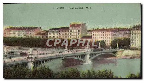 Ansichtskarte AK Lyon Pont Gallieni