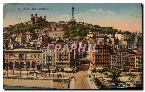 Cartes postales Lyon Quai de Bondy