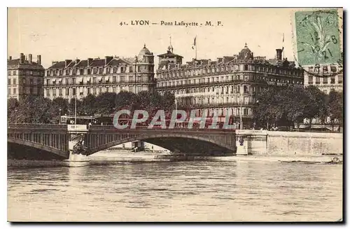 Cartes postales Lyon Pont Lafayette