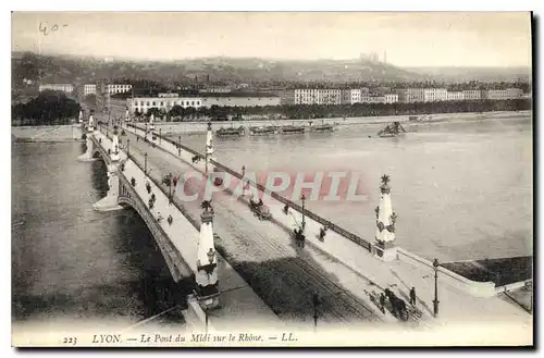 Cartes postales Lyon Pont du Mide sur le Rhone