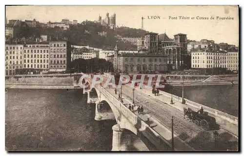 Cartes postales Lyon Pont Tlsitt et Coteau de Fourviere