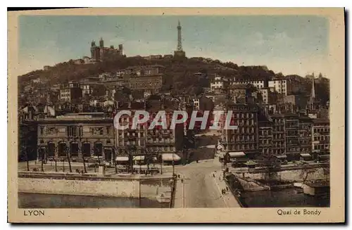 Cartes postales Lyon Quai de Bondy