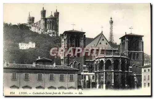 Cartes postales Lyon Cathedrale Saint Jean de Fourviere