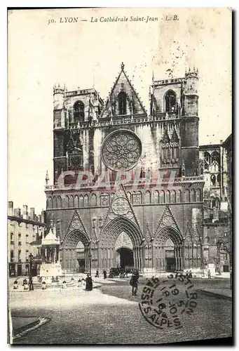 Cartes postales Lyon La Cathedrale Saint Jean