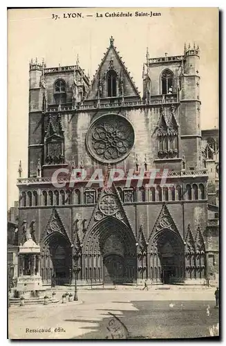 Cartes postales Lyon La Cathedrale Saint Jean