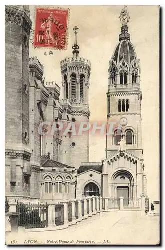 Cartes postales Lyon Notre Dame de Fourviere