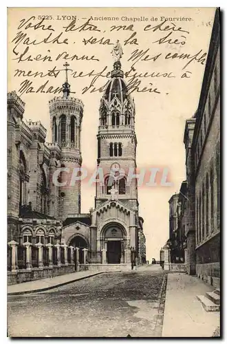 Cartes postales Lyon Ancienne Chapelle de Fourviere