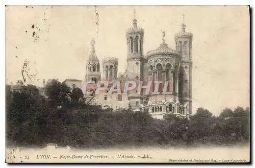 Cartes postales Lyon Notre Dame de Fourviere L'Abside