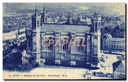 Ansichtskarte AK Lyon Basilique de Fourviere Vue Laterale