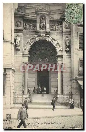 Cartes postales Lyon Eglise St Vincent