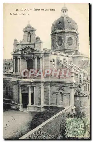 Cartes postales Lyon Eglise des Chartreux