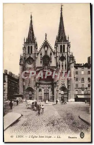 Ansichtskarte AK Lyon Eglise Saint Nizier