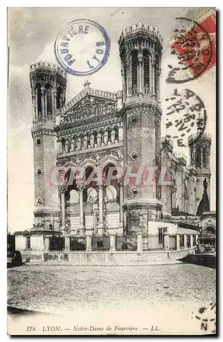 Cartes postales Lyon Notre Dame de Fourviere