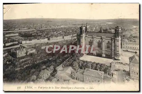 Cartes postales Lyon Vue prise de la Tour Metallique a Fourvilere