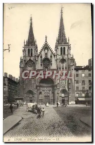 Ansichtskarte AK Lyon L'Eglise Saint Nizier