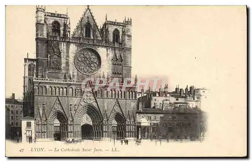 Cartes postales Lyon La Cathedrale Saint Jean