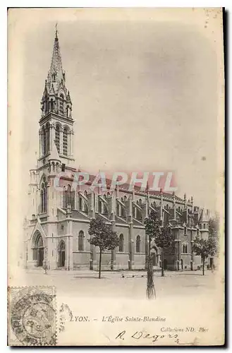 Cartes postales Lyon L'Eglise Sainte Blandine