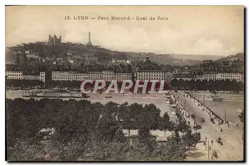 Ansichtskarte AK Lyon Pont Morand Quai de Retz