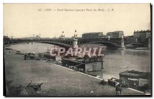 Ansichtskarte AK Lyon Pont Gallieni (ancien Pont du Midi)