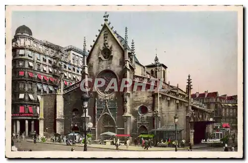 Cartes postales Lyon Eglise Saint Bonaventure et Place des Cordeliers