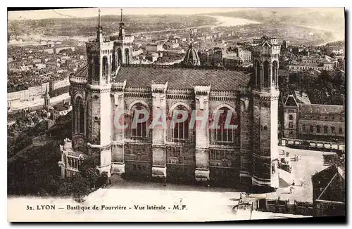 Ansichtskarte AK Lyon Basilique de Fourviere Vue laterale