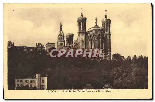 Cartes postales Lyon Abside de Notre Dame de Fourviere