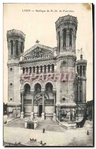 Cartes postales Lyon Basilique de N D de Fourviere