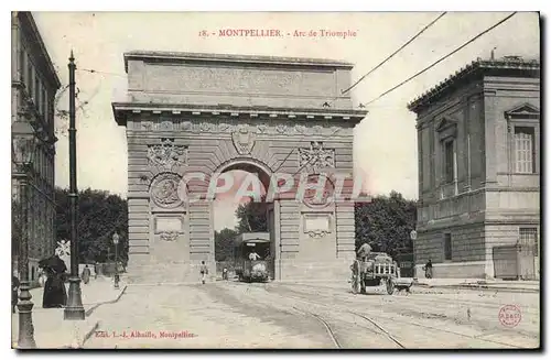 Cartes postales Montpellier Arc de Triomphe