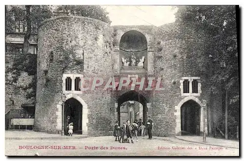 Cartes postales Boulogne sur Mer Porte des Dunes Enfants