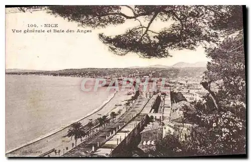 Cartes postales Nice Vue generale et Baie des Anges