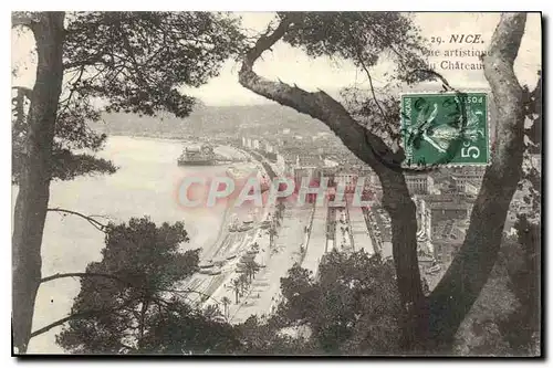 Cartes postales Nice Vue Artistique du Chateau