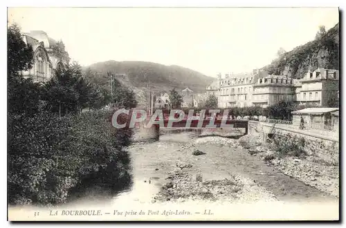 Cartes postales La Bourboule Vue prise du Pont Agis Ledru