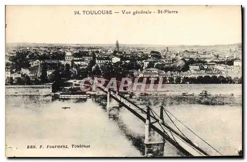 Ansichtskarte AK Toulouse Vue generale St Pierre