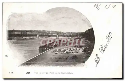 Cartes postales Lyon Vue Prise du Pont de la Guillotiere