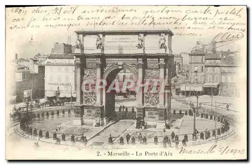 Cartes postales Marseille La Porte d'Aix