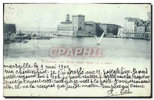 Cartes postales Marseille Fort Saint Jean