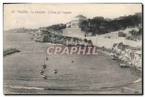 Ansichtskarte AK Marseille La Corniche l'Anse du Prophete