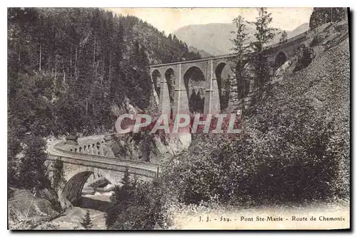 Ansichtskarte AK Pont Ste Marie Route de Chamonix