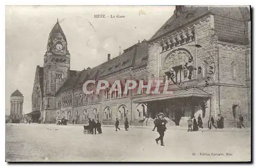 Cartes postales Metz La Gare