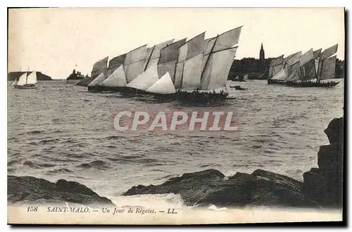 Cartes postales Saint Malo Un Jour de Regates