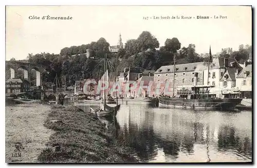 Ansichtskarte AK Cote d'Emeraude Les Bords de la Rance Dinan le Port