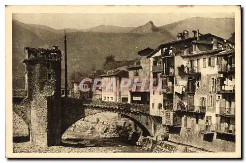 Cartes postales La Douce France Cote d'Azur Environs de Nice Sospel le Vieux Pont