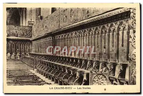 Cartes postales La Chaise Dieu Les Stalles