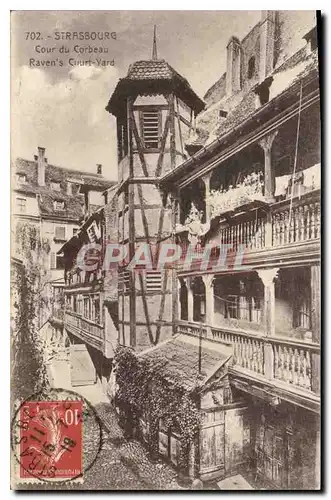 Cartes postales Strasbourg Cour du Corbeau