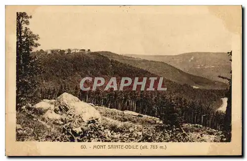 Cartes postales Mont Sainte Odile (alt 763 m)